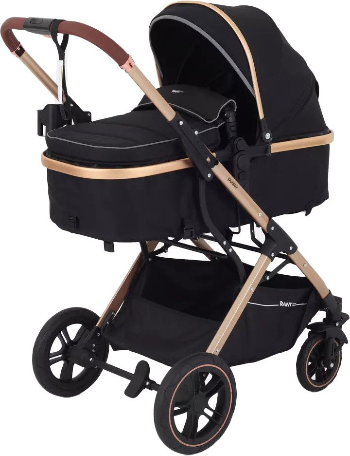 Универсальная коляска Rant Basic Pulsar Gold RA160 (2 в 1, black)