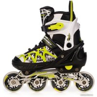 Роликовые коньки Favorit Combo 153B-5GN (р. 37-40)