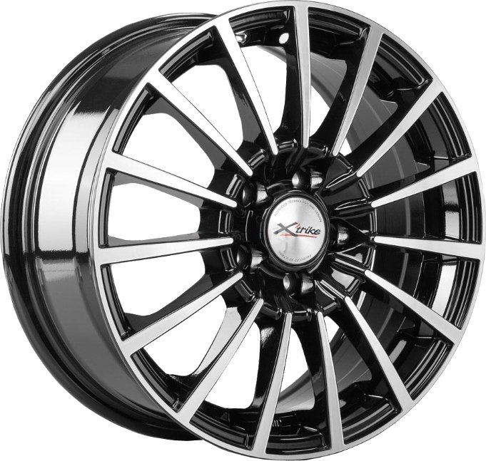 

Литые диски X'trike X-106 15x6.5" 5x112мм DIA 57.1мм ET 45мм BK/FP
