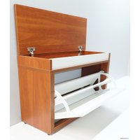 Тумба для обуви Анрат Элана 1к.80 яблоня локарно/белый