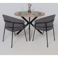 Стул Listvig Just (антрацитовый Brandy Light 28/черный)