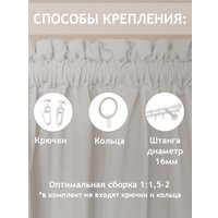 Штора Amore Mio RR PL T66-57 200x270 18643 (молочный)