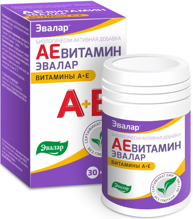 

БАД Эвалар АЕвитамин (30 капсул)