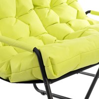 Садовый диван TetChair Ergo (рогожка с водоотталкивающей пропиткой, лайм)