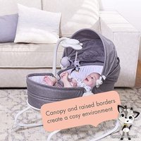 Кроватка-трансформер Tiny Love Cosy Rocker Napper (серый лен)