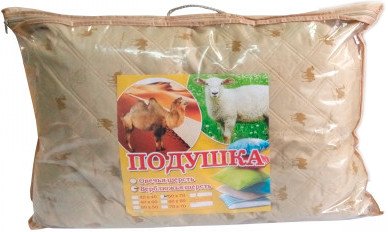 

Спальная подушка АЭлита Верблюд 68x68 (верблюжья шерсть, сумка)