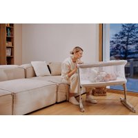 Приставная детская кроватка Lionelo Aurora (beige cappuccino)