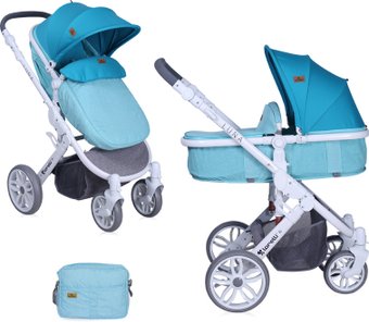 Универсальная коляска Lorelli Luna 2017 (2 в 1, Aquamarine)