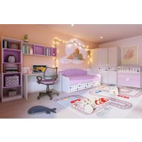 Угловое окончание Премиум Рокси угловой (белый/ирис)