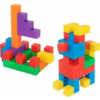 Магнитный конструктор BRAUBERG Kids Magnetic Cubes 665723