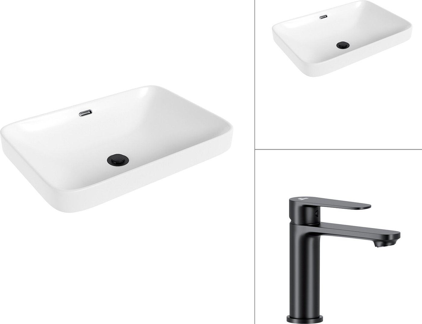 

Умывальник Lauter 21441B + Moon 21СК691BS