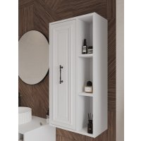  ЗОВ Шкаф для ванной Анталья ALWMW (белый матовый)