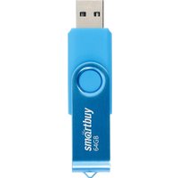 USB Flash SmartBuy Twist 64GB (синий)