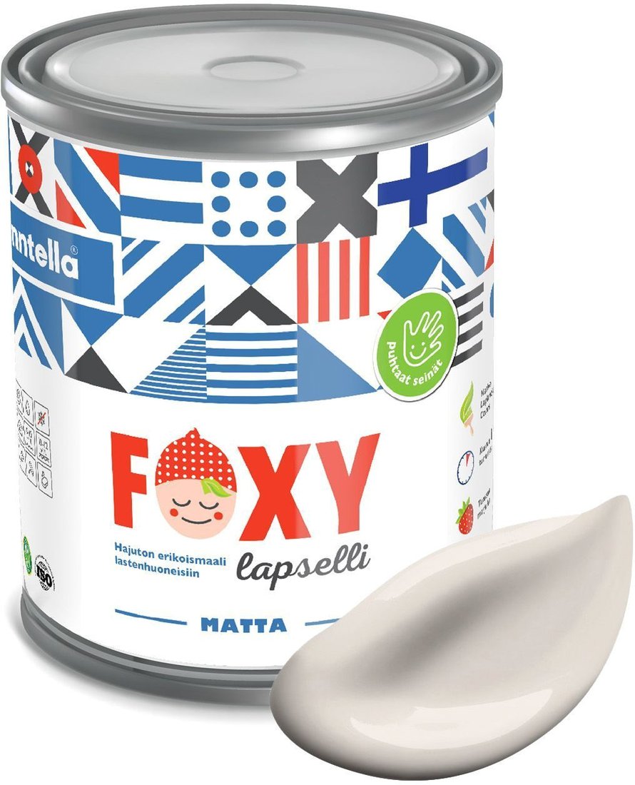 

Краска Finntella Foxy Lapselli Matte Armas F-50-1-1-FL218 0.9 л (бежевый)