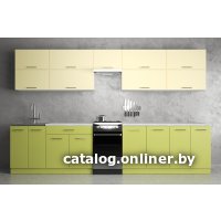 Готовая кухня Хоум Лайн Гранд Лайт 50-3.4 (океан зеленый/лимонный сорбет)