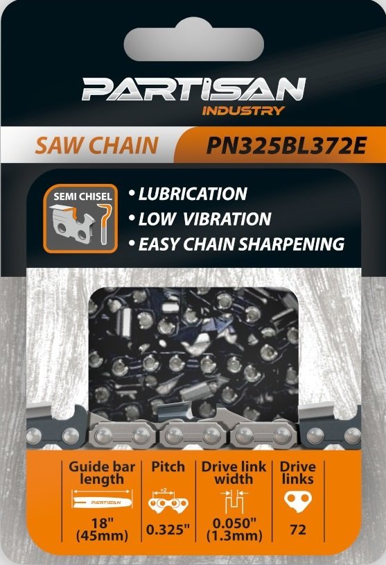 

Цепь для пилы Partisan PN325BL372E