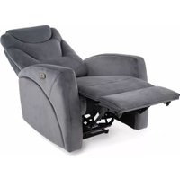 Кресло-кровать Signal Kronos Velvet Bluvel 14 (серый)