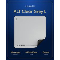 Коврик для мыши Lunacy ALT Clear Grey L