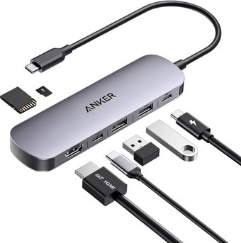 USB-хаб Anker Nano USB-C Hub 7-in-1 4K HDMI
