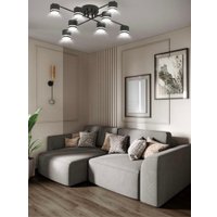 Припотолочная люстра Aitin Pro X4512/8 (черный)