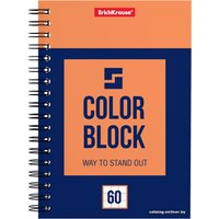 Общая тетрадь Erich Krause Color Block 60 л клетка 49679