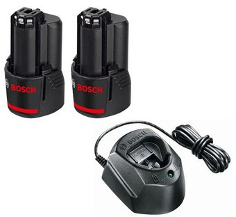 Аккумулятор с зарядным устройством Bosch 2023090602 (12В/2x2 Ah + 12В)