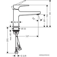 Смеситель Hansgrohe Metropol 74502000