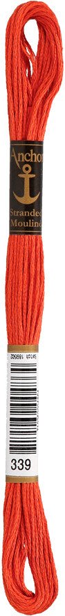 

Нитки для вышивания Anchor 4635-0339 8 м (красно-коричневый)