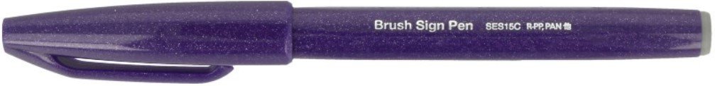

Маркер художественный Pentel Brush Sign Pen SES15C-V (фиолетовый)
