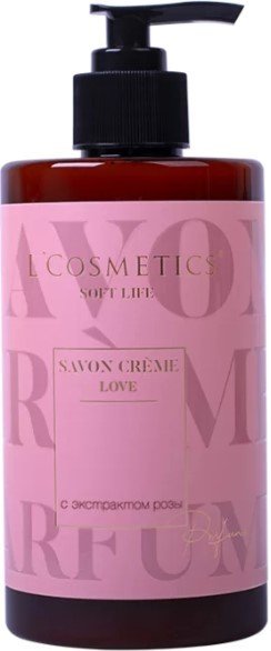 

L'Cosmetics Мыло жидкое Love с экстрактом розы 450 мл