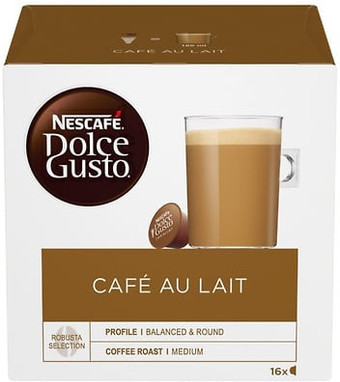 Dolce Gusto Cafe Au Lait капсульный 16 шт