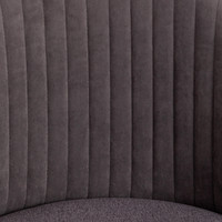 Кресло TetChair Melody (ткань/флок, серый)