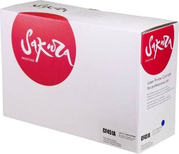 

Картридж Sakura Printing SACF451A (аналог HP CF451A)