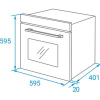 Электрический духовой шкаф Weissgauff EOM 19 MB Black Edition