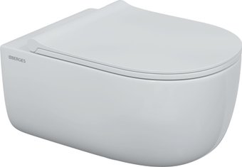 Унитаз подвесной Berges Wasserhaus Ego XL 54 с сиденьем Slim SO