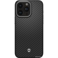 Чехол для телефона Spigen Enzo Aramid для iPhone 15 Pro ACS07045 (черный)