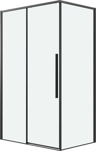 Душевой уголок Grossman Galaxy 100x90x195 120.K33.01.1090.21.00 (черный матовый/прозрачное стекло)