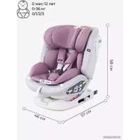 Детское автокресло Rant Nitro Isofix UB619 (серый/розовый)