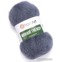 Пряжа для вязания Yarnart Mohair Trendy 114 100 г 220 м (темно-серый)