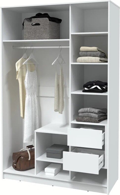 

Шкаф распашной Интерлиния Концепт КТ-Ш3з (персидский жемчуг/белый платинум)