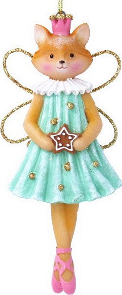 

Елочная игрушка Gisela Graham Animal Ballet Лиса-балерина 10338_2