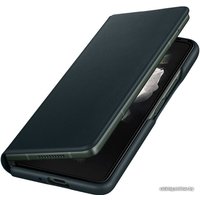 Чехол для телефона Samsung Leather Flip Cover для Samsung Galaxy Z Fold3 (зеленый)