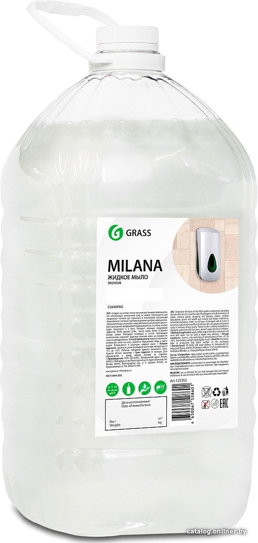 Grass Жидкое мыло Milana эконом 5 л