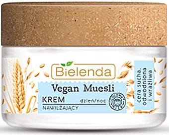 Bielenda Крем Vegan Muesli увлажн. пшеница+овес+кокосовое молоко 50 мл
