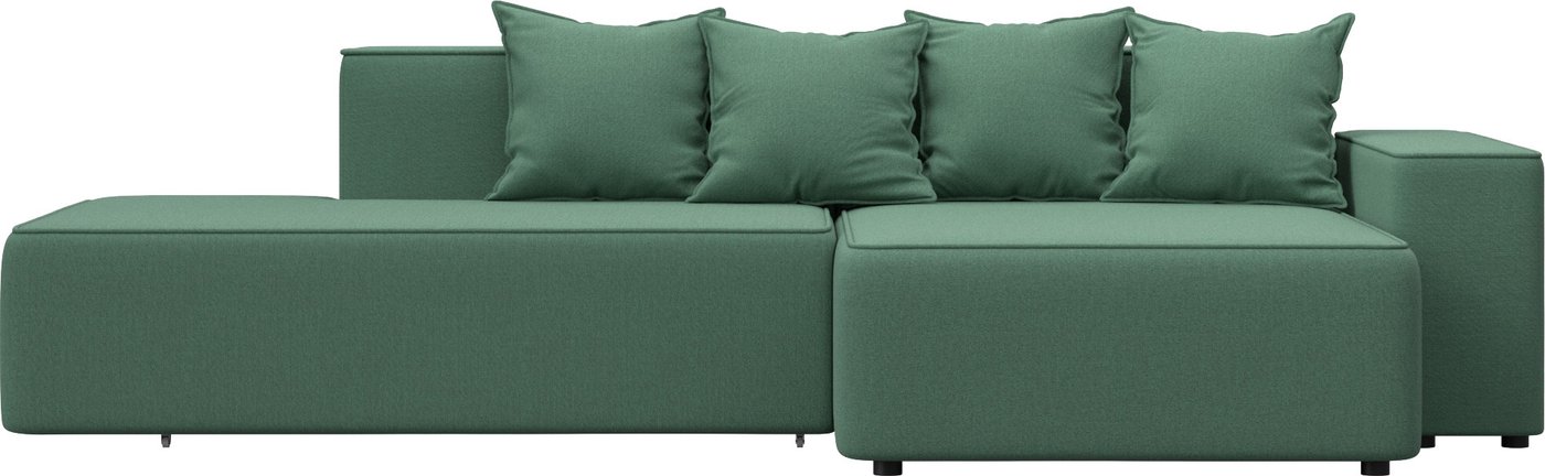 

Угловой диван Лига диванов Лига-079 правый 129815 (рогожка амур 11 зеленый)