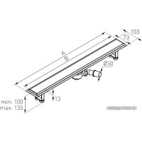 Трап/канал Ferro OL80
