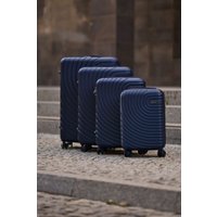 Чемодан-спиннер Solier STL1064 (XL, синий)