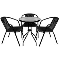 Набор садовой мебели King Style Derio Tres (черный) в Бресте