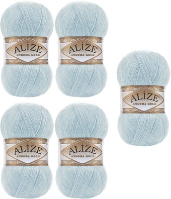 Alize Angora Gold 114 (550 м, светло-мятный, 5 мотков)
