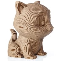 3Д-пазл Eco-Wood-Art Кошечка - копилка